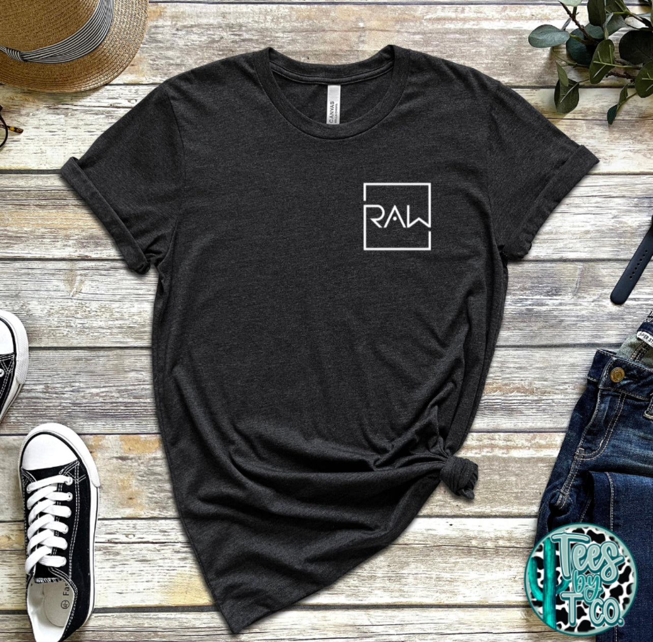 RAW clothing (Solid Black)