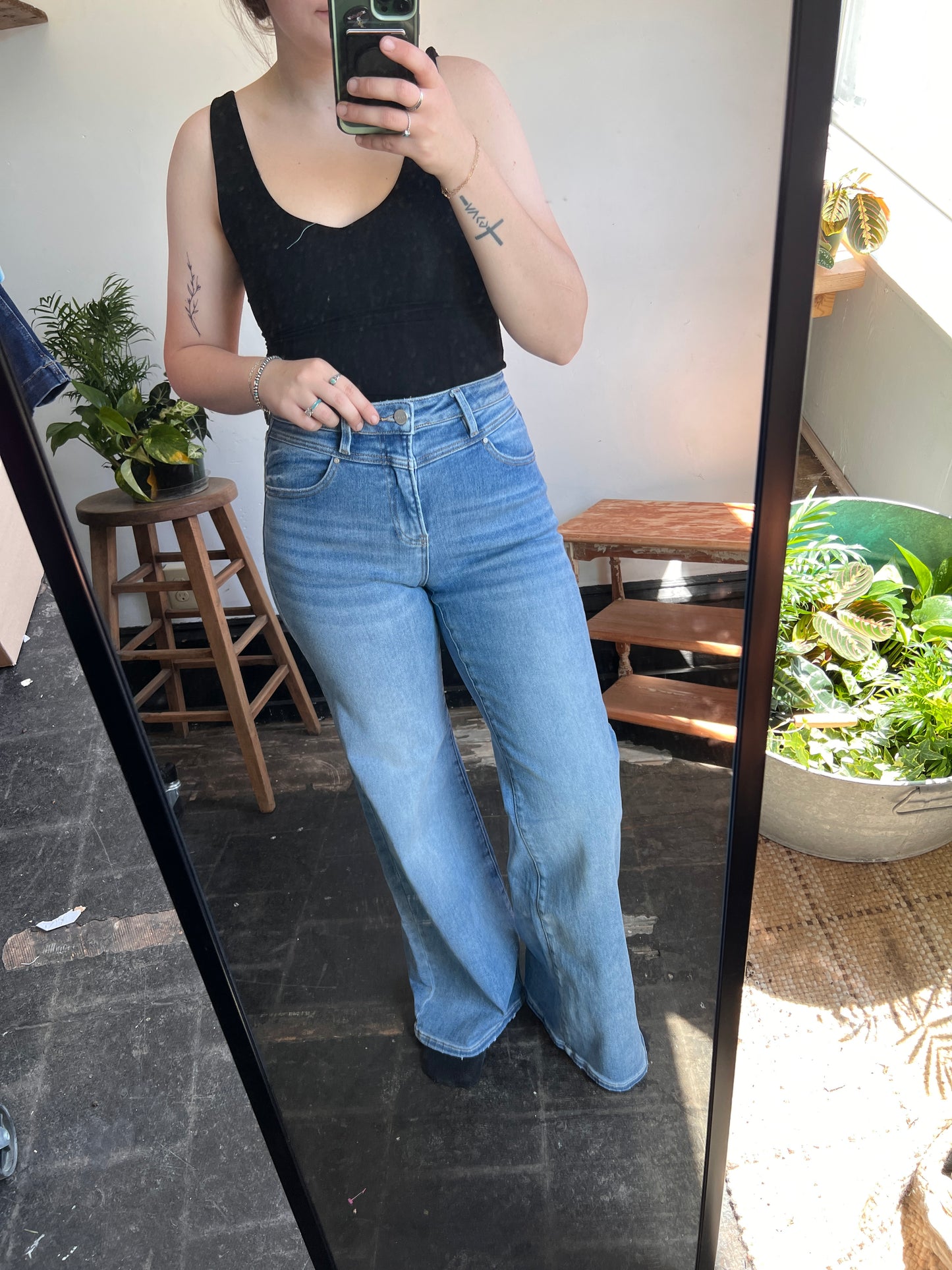 Risen - Wide Leg with Front Yoke Details
