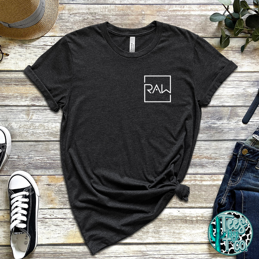 RAW clothing (Heather Black)