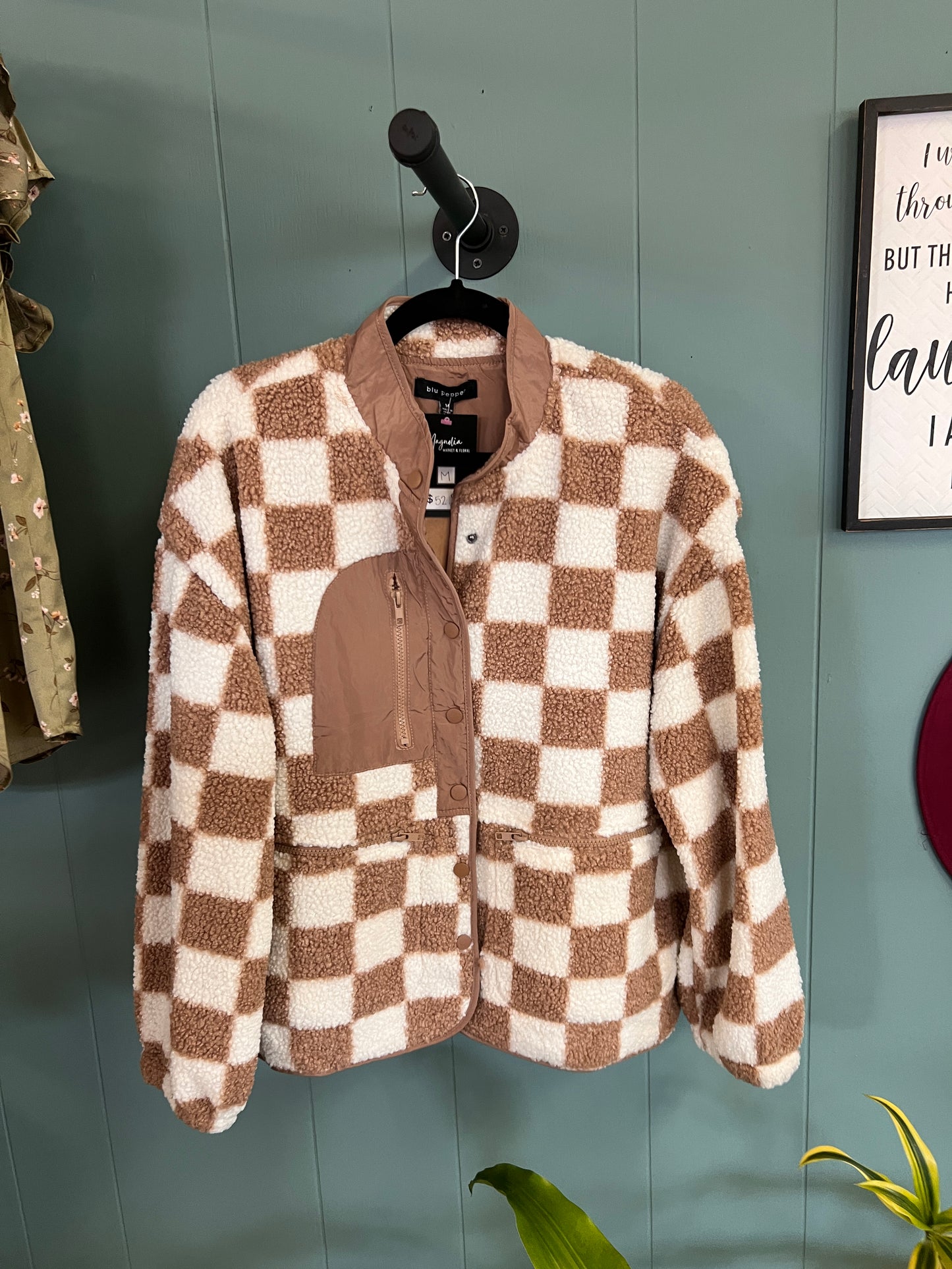 Brown Checkered Jacket!