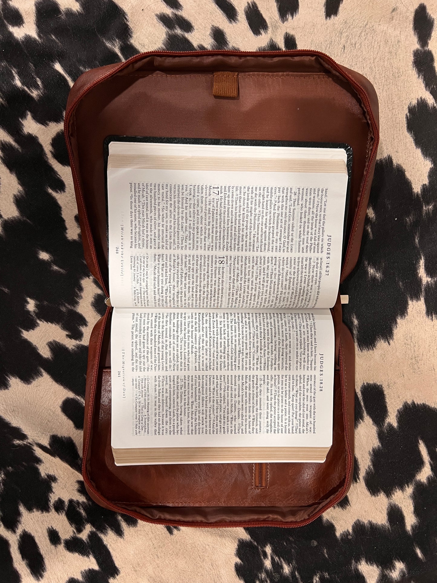 Cow Print Bible Covers