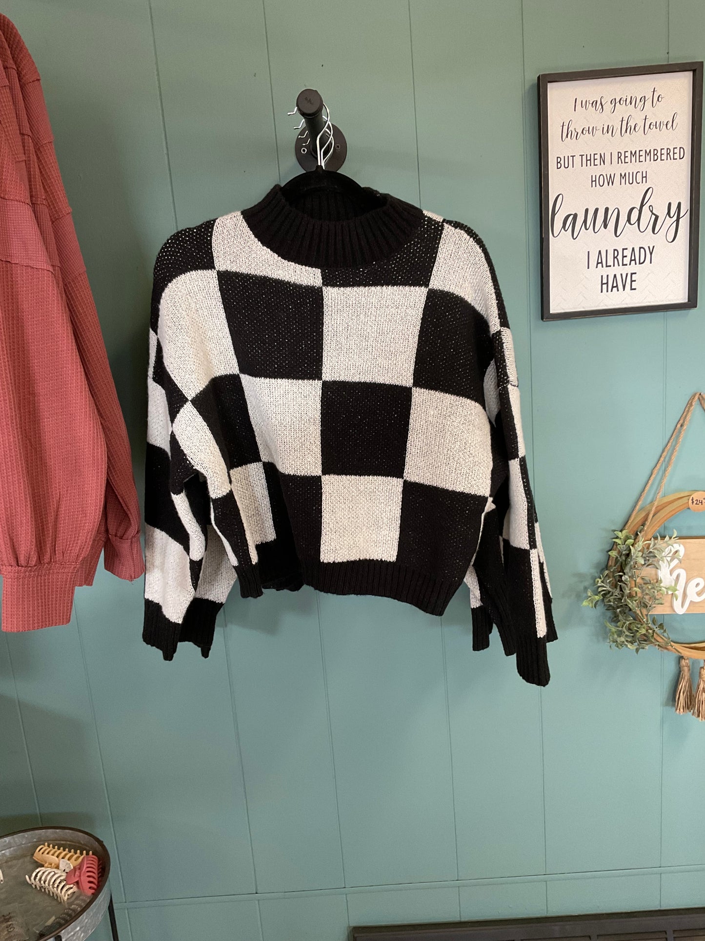 Checkered Sweater