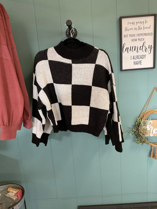 Checkered Sweater