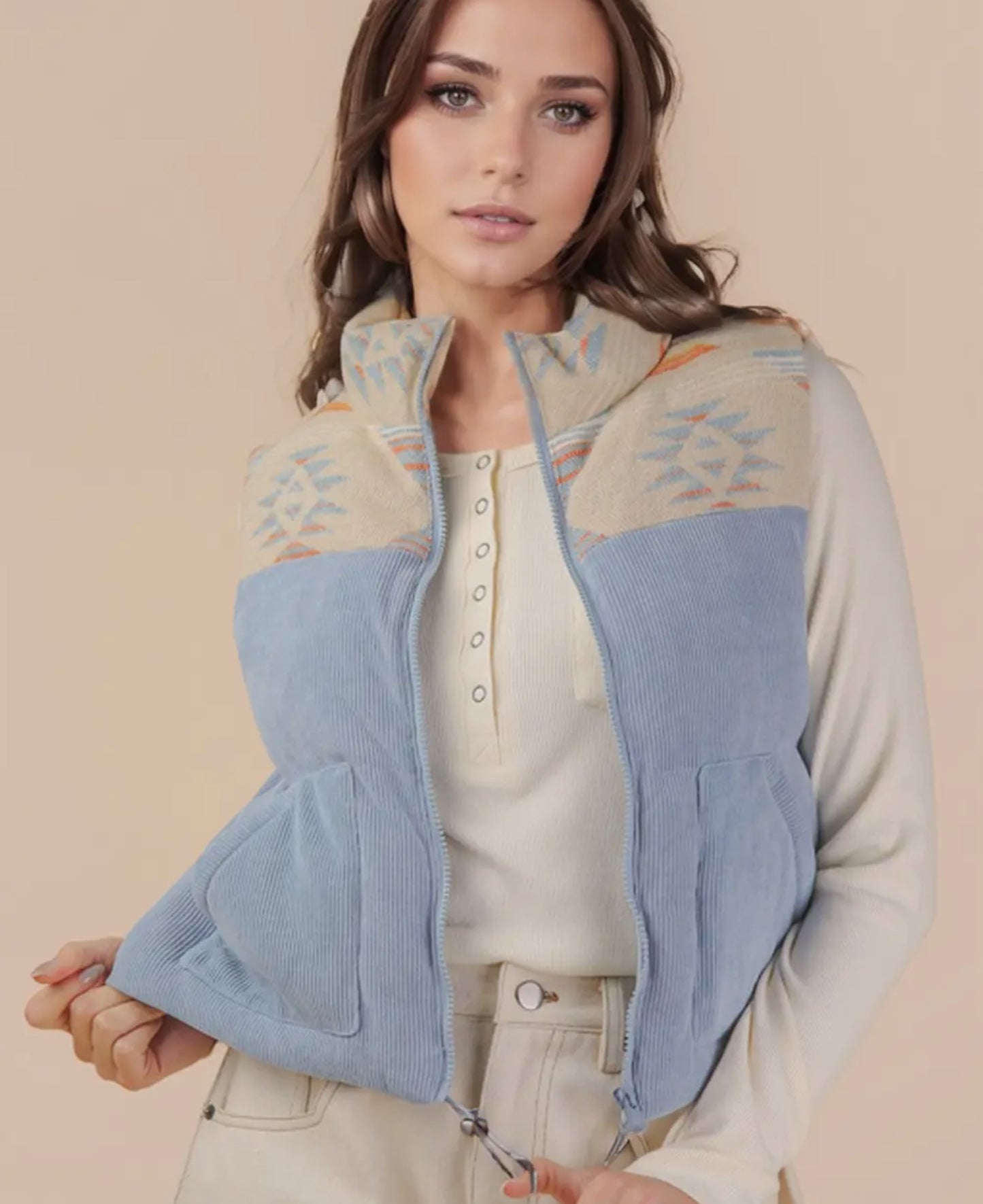 Way Out West Cropped Vest