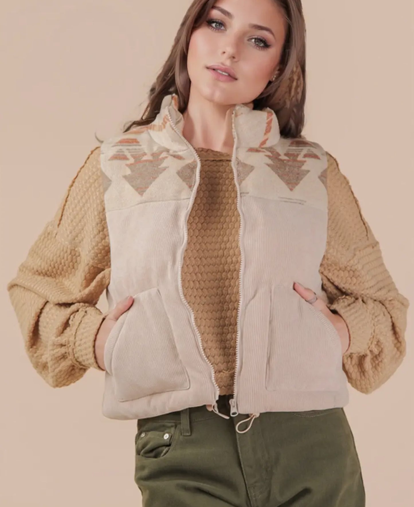 Way Out West Cropped Vest