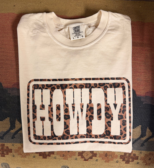 Howdy Leopard Tee 🤎