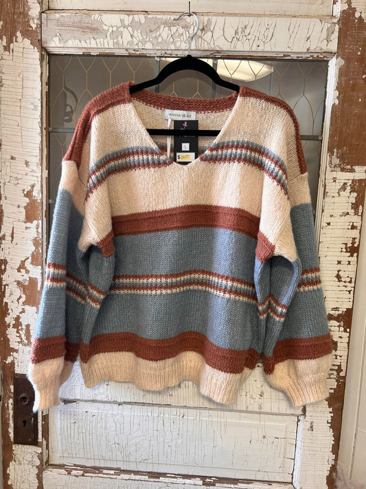 Rust/Cream Sweater