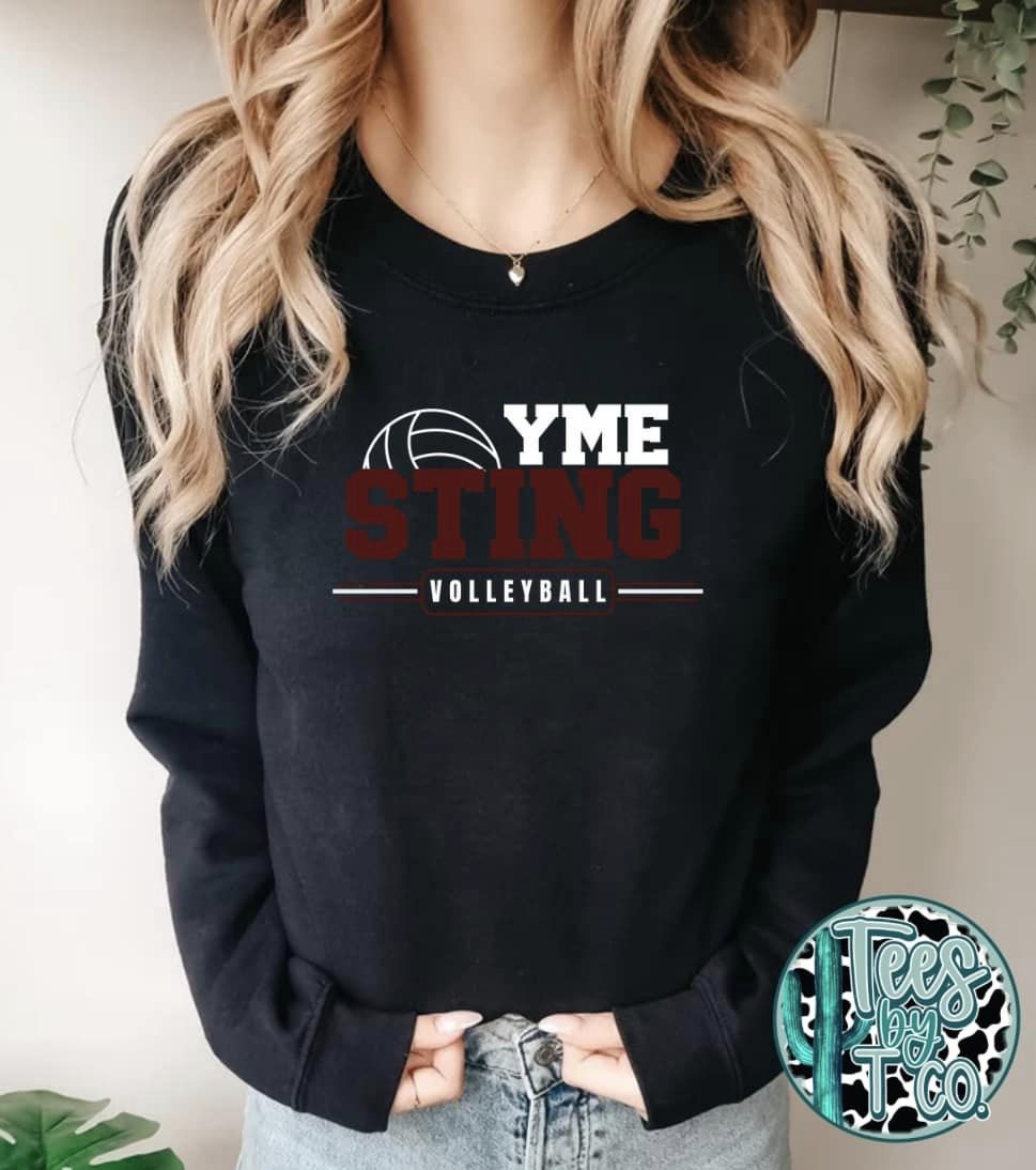 YME Sting Volleyball Fan Wear – Tees By T Co 🌵